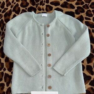 Jamie Kay ribbed knit cardigan ocean spray size 5